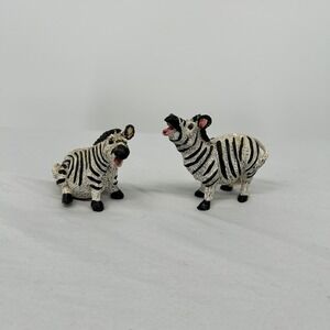 Pete Apsit Holy Herd‎ Noah's Ark  Set of 2 Zebra -Zoulou & Zoe 1994